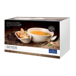 Set 2 boluri supa Villeroy & Boch Soup Passion 28x17cm imagine