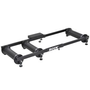 HOMCOM Trainer de Bicicletă Interioară, Suport Antrenament Reglabil, 49x16x82-130cm, Negru | Aosom Romania imagine