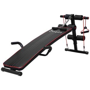 HOMCOM banca fitness multifunctionala, reglabila 56.5x136 cm | Aosom Romania imagine