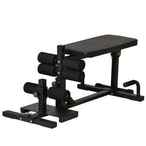 HOMCOM Stație de Fitness 3 în 1 Multifuncțională pentru Acasă, Antrenament Complet Corp, 100x58x46 cm, Negru | Aosom Romania imagine