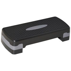 HOMCOM stepper pentru fitness si aerobic, 68x29cm, negru | Aosom Romania imagine