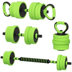 SPORTNOW Set Antrenament 4-in-1 Gantere Reglabile Suport Flotari Greutati Libere 40KG pentru Fitness | Aosom Romania imagine