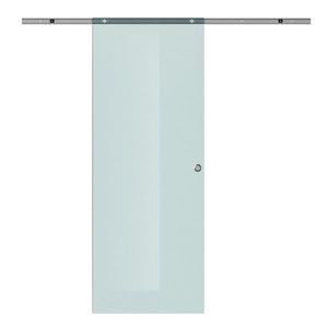 HOMCOM usa glisanta sticla rodata 77.5x205cm, transparenta | AOSOM RO imagine