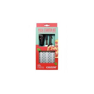 Set 3 piese, feliator, termometru si paleta pentru pizza Cozze 90380 imagine