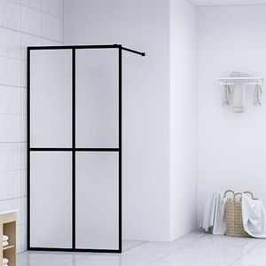 vidaXL Paravan de duș walk-in, 80x195 cm, sticlă securizată mată imagine