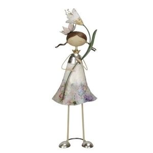 Statueta Dandelion din metal mov 21x12x55 cm imagine