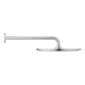 Palarie de dus Grohe RainShower Cosmopolitan 310 38cm si brat de dus 38cm de perete supersteel imagine