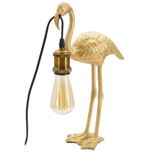 Lampa de masa Flamingo, Mauro Ferretti, 1 x E27, 40W, 13x11.5x39.5 cm, auriu imagine