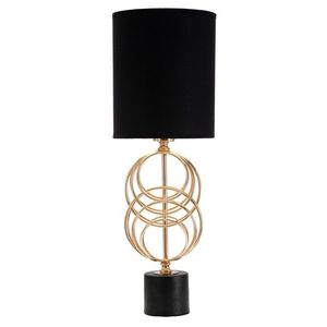 Lampa de masa Circly, Mauro Ferretti, Ø20 x 58.5 cm, 1 x E27, 40W, fier/PVC/textil imagine