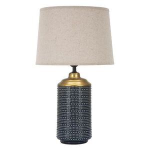 Lampa de masa, Point Dark, Mauro Ferretti, 1 x E27, 40W, Ø28 x 47 cm, ceramica/fier/textil, multicolor imagine