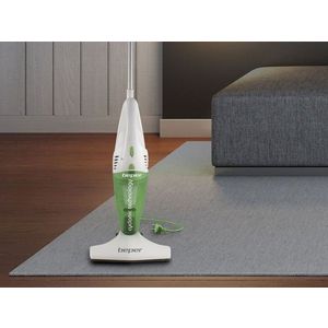 Aspirator vertical Cyclonic, Beper, 24.5x12.5x109 cm, alb/verde imagine