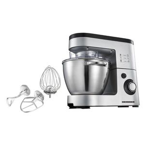 Mixer planetar Heinner, 1500 W, 6 viteze, argintiu imagine