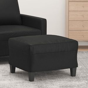 vidaXL Taburet, negru, 60x50x41 cm, piele ecologică imagine