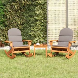 vidaXL Set mobilier de grădină Adirondack, 3 piese, lemn masiv acacia imagine