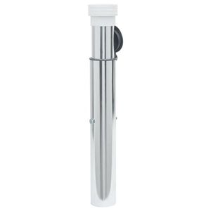 vidaXL Bază umbrelă îngropată pentru tijă de 40-50mm argintiu aluminiu imagine