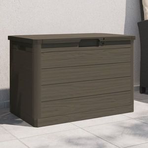 vidaXL Cutie de perne de exterior maro 77, 5x44, 5x53 cm polipropilenă imagine