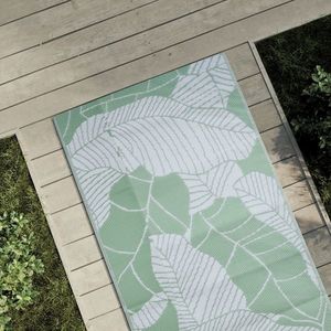 vidaXL Covor de exterior, verde, 80x250 cm, PP imagine