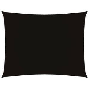 vidaXL Pânză parasolar, negru, 2x3 m, țesătură oxford, dreptunghiular imagine