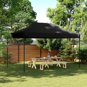 vidaXL Cort de petrecere pliabil Pop-Up, 440x292x315 cm, negru imagine