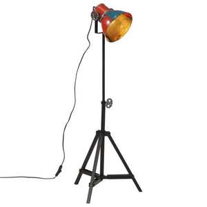 vidaXL Lampă de podea 25 W, multicolor, 35x35x65/95 cm, E27 imagine