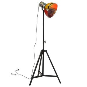 vidaXL Lampă de podea 25 W, multicolor, 61x61x90/150 cm, E27 imagine