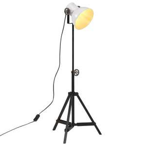 vidaXL Lampă de podea 25 W, alb, 35x35x65/95 cm, E27 imagine