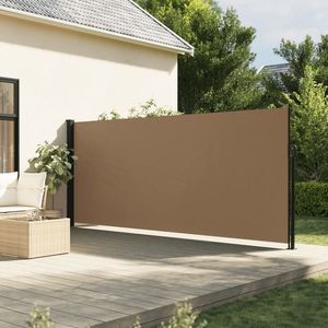 vidaXL Copertină laterală retractabilă, gri taupe, 180x600 cm imagine