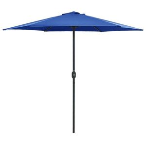 vidaXL Umbrelă soare de grădină stâlp aluminiu albastru azur 270x246cm imagine