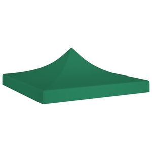 vidaXL Acoperiș pentru cort de petrecere, verde, 2 x 2 m, 270 g/m² imagine