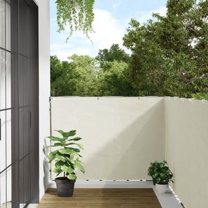 vidaXL Paravan de balcon, alb, 800x120 cm, PVC imagine