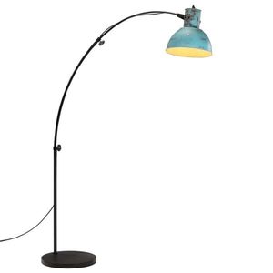 vidaXL Lampă de podea, 25 W, albastru uzat, 150 cm, E27 imagine