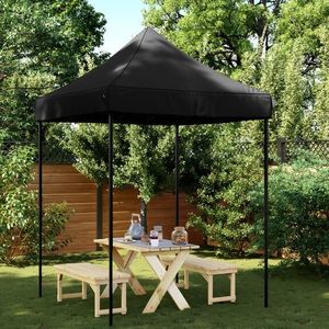 vidaXL Cort de petrecere pliabil Pop-Up, 200x200x306 cm, negru imagine