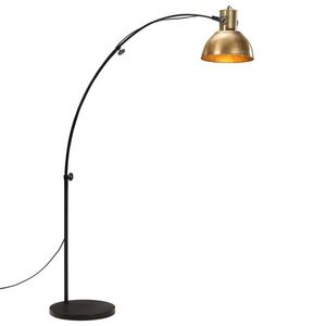 vidaXL Lampă de podea 25 W, alamă antichizată, 150 cm, E27 imagine