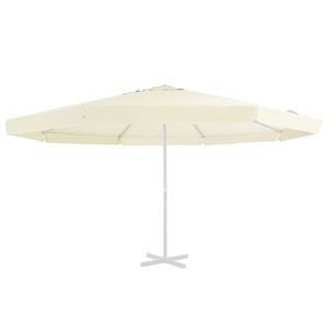 vidaXL Pânză de schimb umbrelă de soare de exterior nisipiu 500 cm imagine