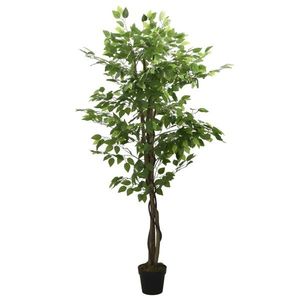 vidaXL Arbore ficus artificial 1008 de frunze 180 cm verde imagine