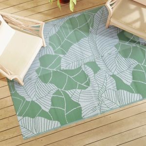 vidaXL Covor de exterior, verde, 140x200 cm, PP imagine