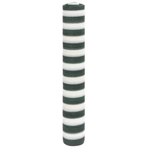 vidaXL Plasă protecție intimitate, verde/alb, 1, 5x25 m, HDPE, 150 g/m² imagine