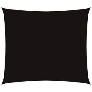 vidaXL Parasolar, negru, 2x2, 5 m, țesătură oxford, dreptunghiular imagine