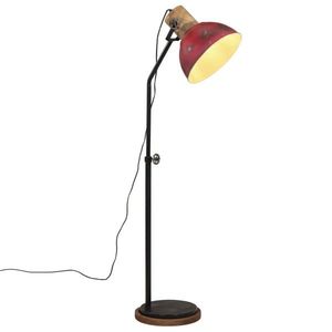 vidaXL Lampă de podea, 25 W, roșu uzat, 30x30x100-150 cm, E27 imagine