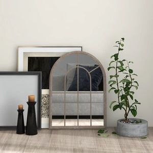 vidaXL Oglindă, nisip, 60x45 cm, fier, pentru utilizare în interior imagine