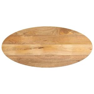 vidaXL Blat de masă oval, 100x40x2, 5 cm, lemn masiv de mango imagine