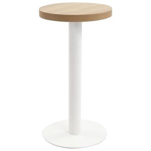 vidaXL Masă de bistro, maro deschis, 40 cm, MDF imagine