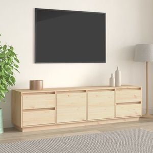 vidaXL Comodă TV, 176x37x47, 5 cm, lemn masiv de pin imagine