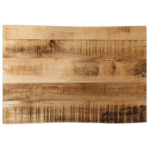 vidaXL Blat de masă contur organic 70x40x2, 5 cm lemn masiv mango brut imagine