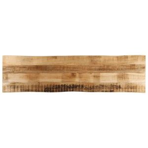 vidaXL Blat de masă contur natural 180x40x2, 5 cm lemn masiv mango brut imagine