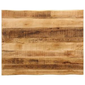 vidaXL Blat de masă contur natural 90x80x3, 8 cm lemn masiv mango brut imagine