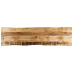 vidaXL Blat de masă contur natural 160x40x2, 5 cm lemn masiv mango brut imagine