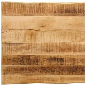 vidaXL Blat de masă contur natural 60x60x2, 5 cm lemn masiv mango brut imagine