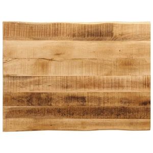 vidaXL Blat de masă contur natural 80x60x2, 5 cm lemn masiv mango brut imagine