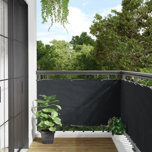 vidaXL Paravan de balcon, antracit, 800x75 cm, PVC imagine